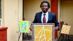 Freedom in abstraction: How lecturer turned job loss into art career