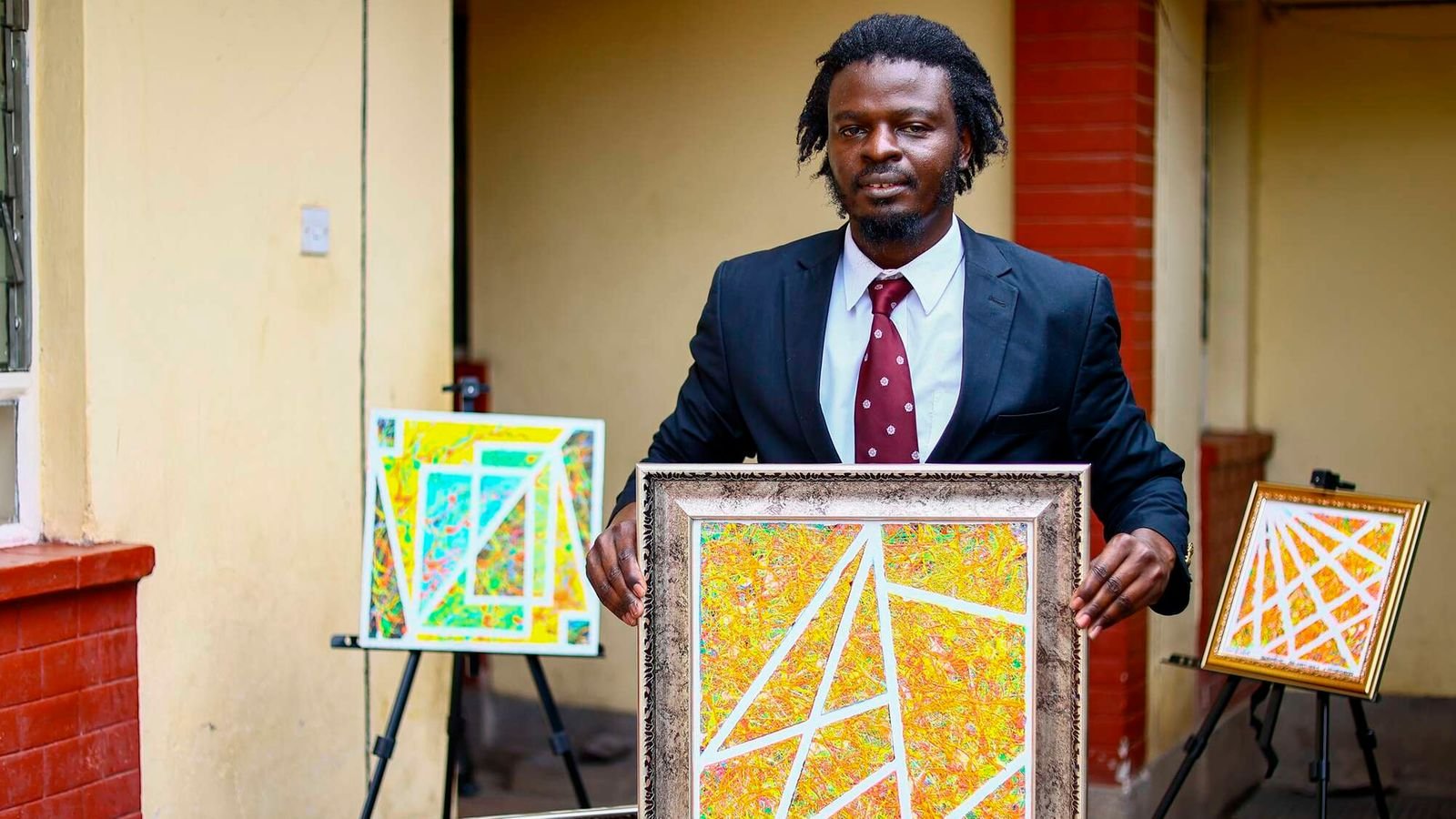 Freedom in abstraction: How lecturer turned job loss into art career