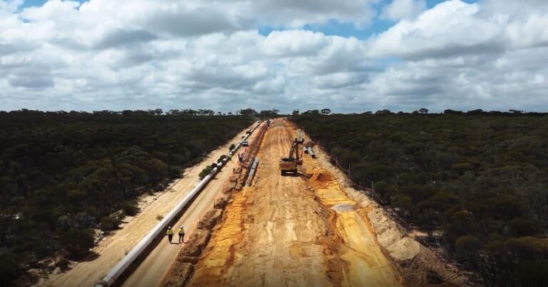 $543 million water pipeline work begins